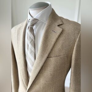 Ralph Lauren Purple Label Herringbone Blazer